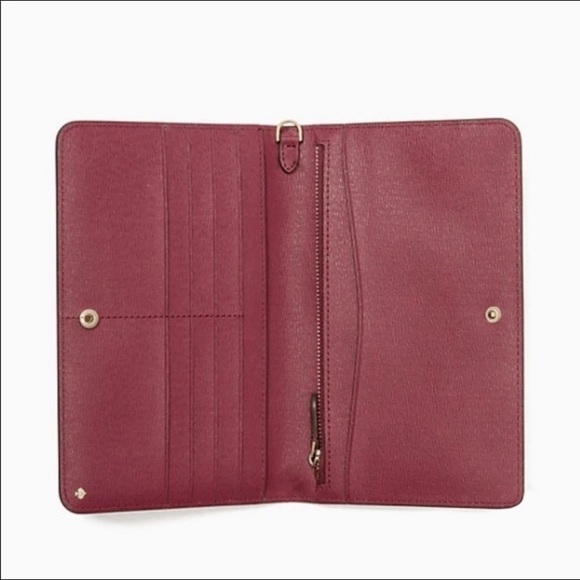♠️ kate spade ♠️ Darcy Medium Clutch Wallet Wristlet, Blackberry Preserve